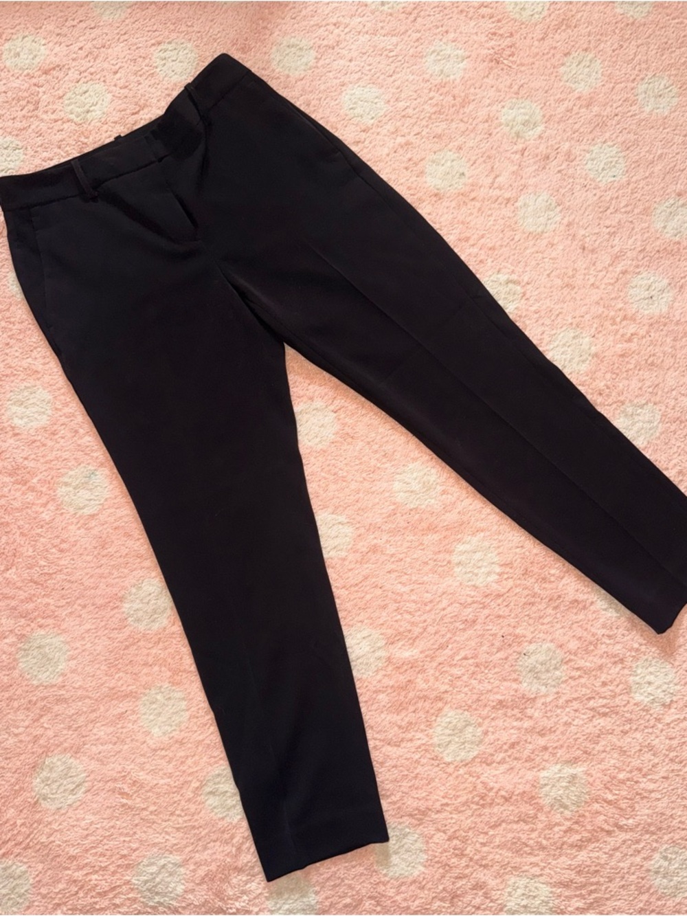 DKNY Black Slim Tailored Women's Trousers
